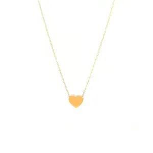 14K Y Gold Heart Pendant