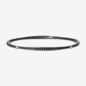 Armenta New World Sterling Silver Black Sapphire Bangle Bracelet 12080