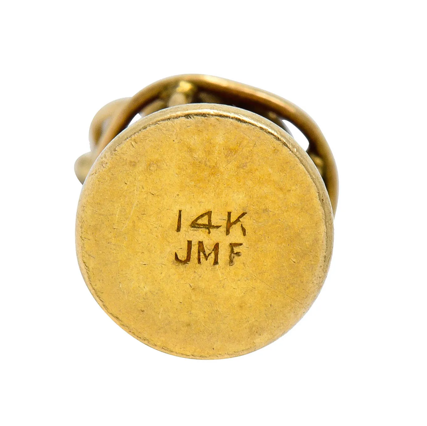 Art Deco 14 Karat Gold Nautical Lantern Charm
