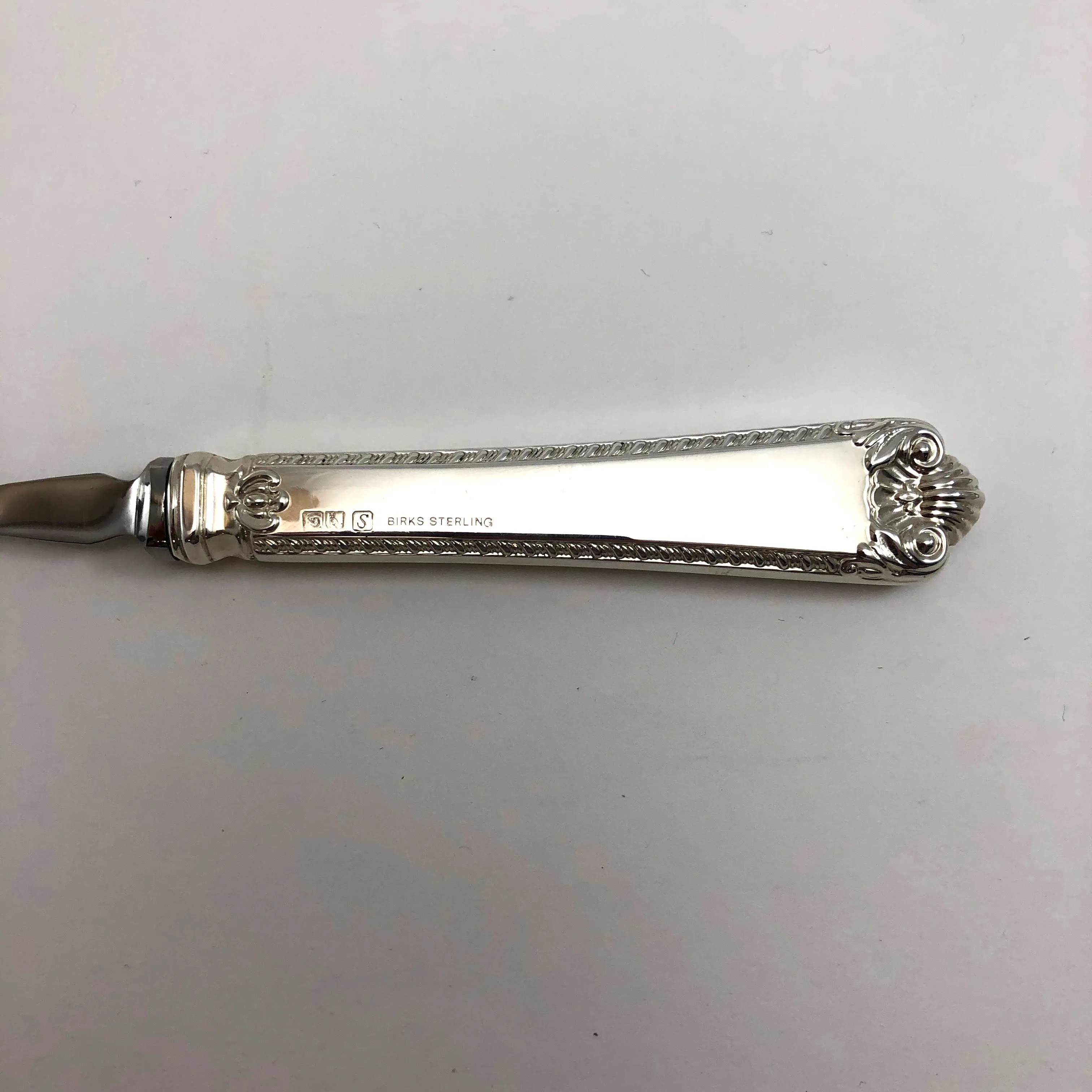 BIRKS GEORGE II ENGRAVED - Individual Place Setting & Serving Pieces