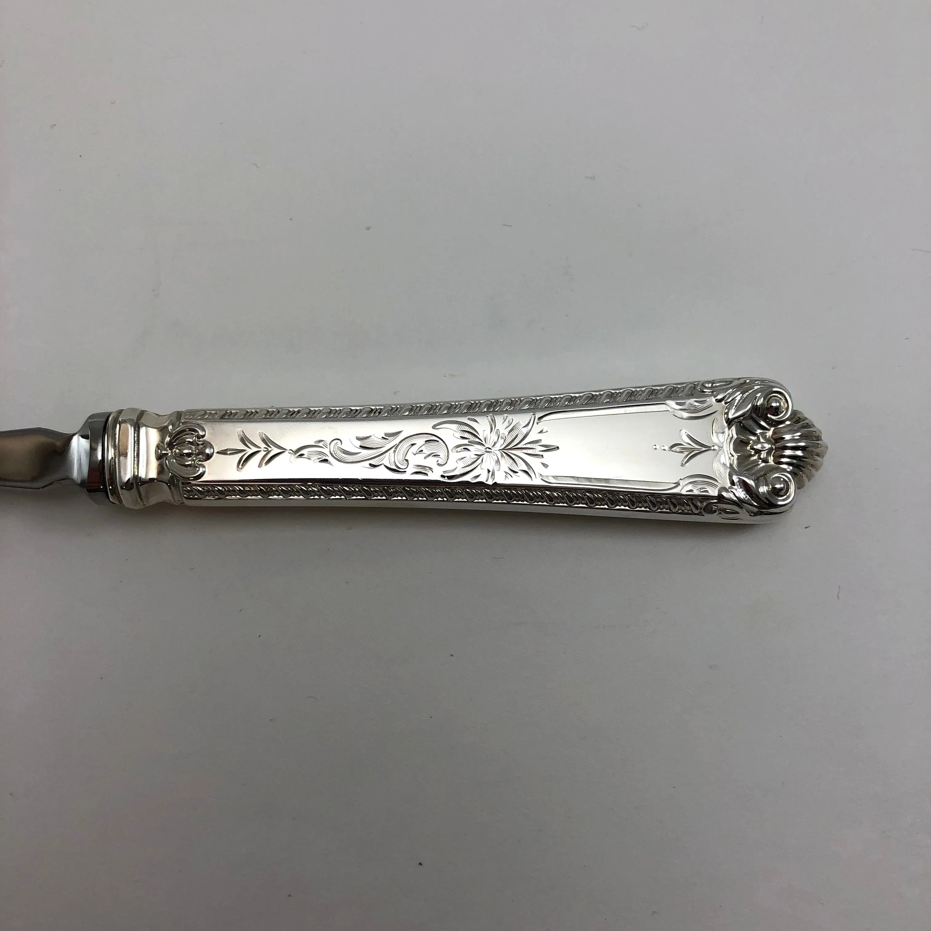 BIRKS GEORGE II ENGRAVED - Individual Place Setting & Serving Pieces