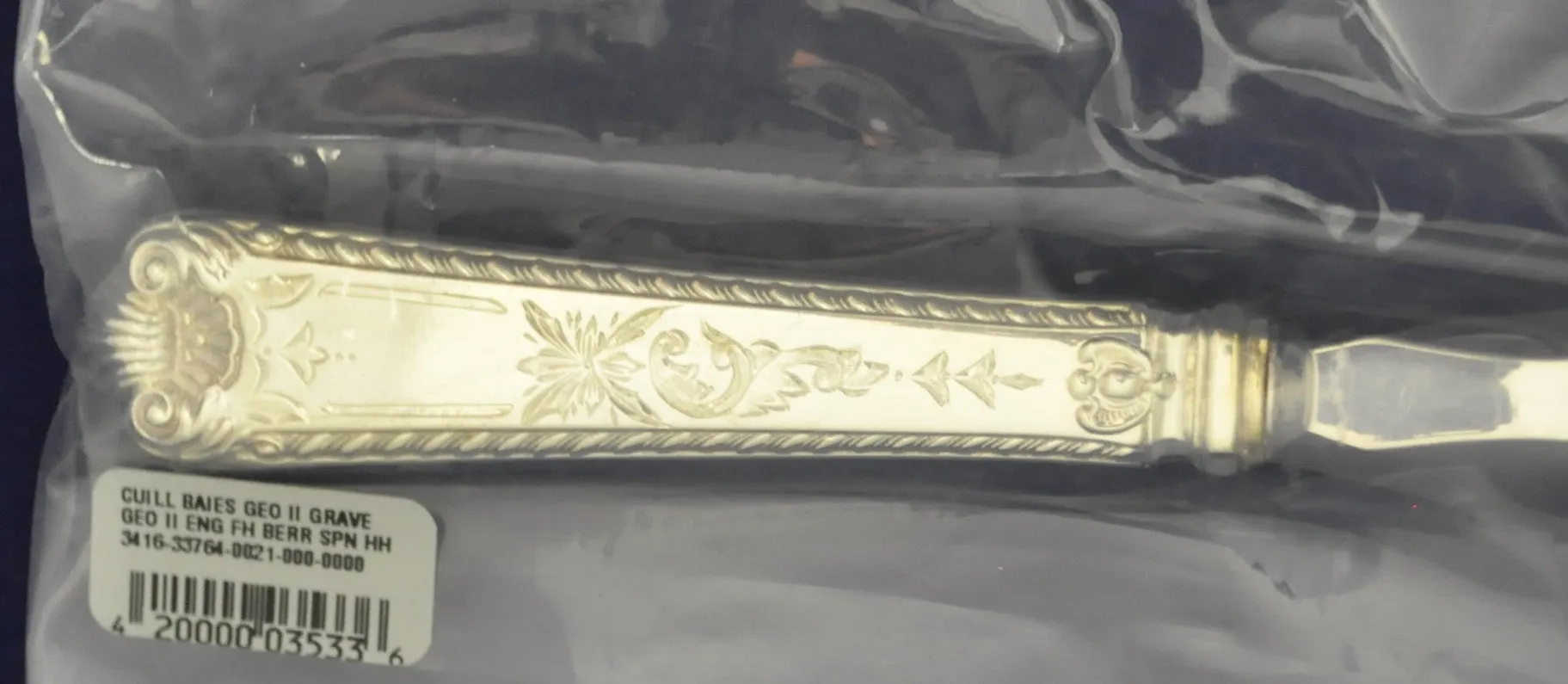 BIRKS GEORGE II ENGRAVED - Individual Place Setting & Serving Pieces