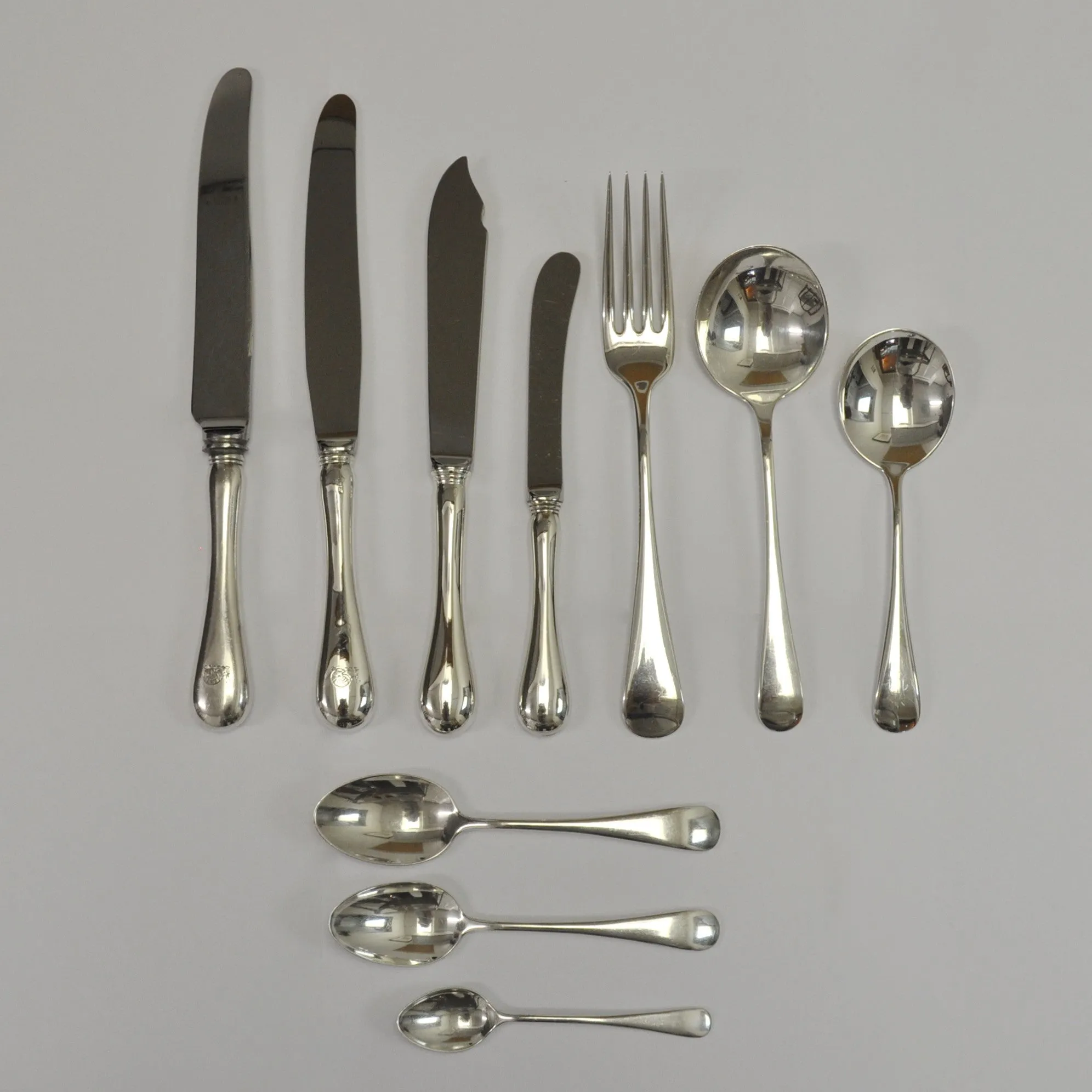 BIRKS OLD ENGLISH - Individual Place Setting and Serving Pieces