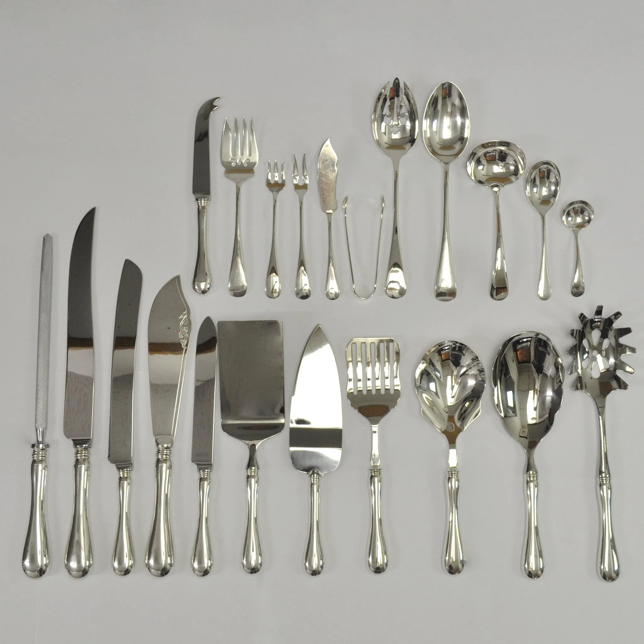 BIRKS OLD ENGLISH - Individual Place Setting and Serving Pieces