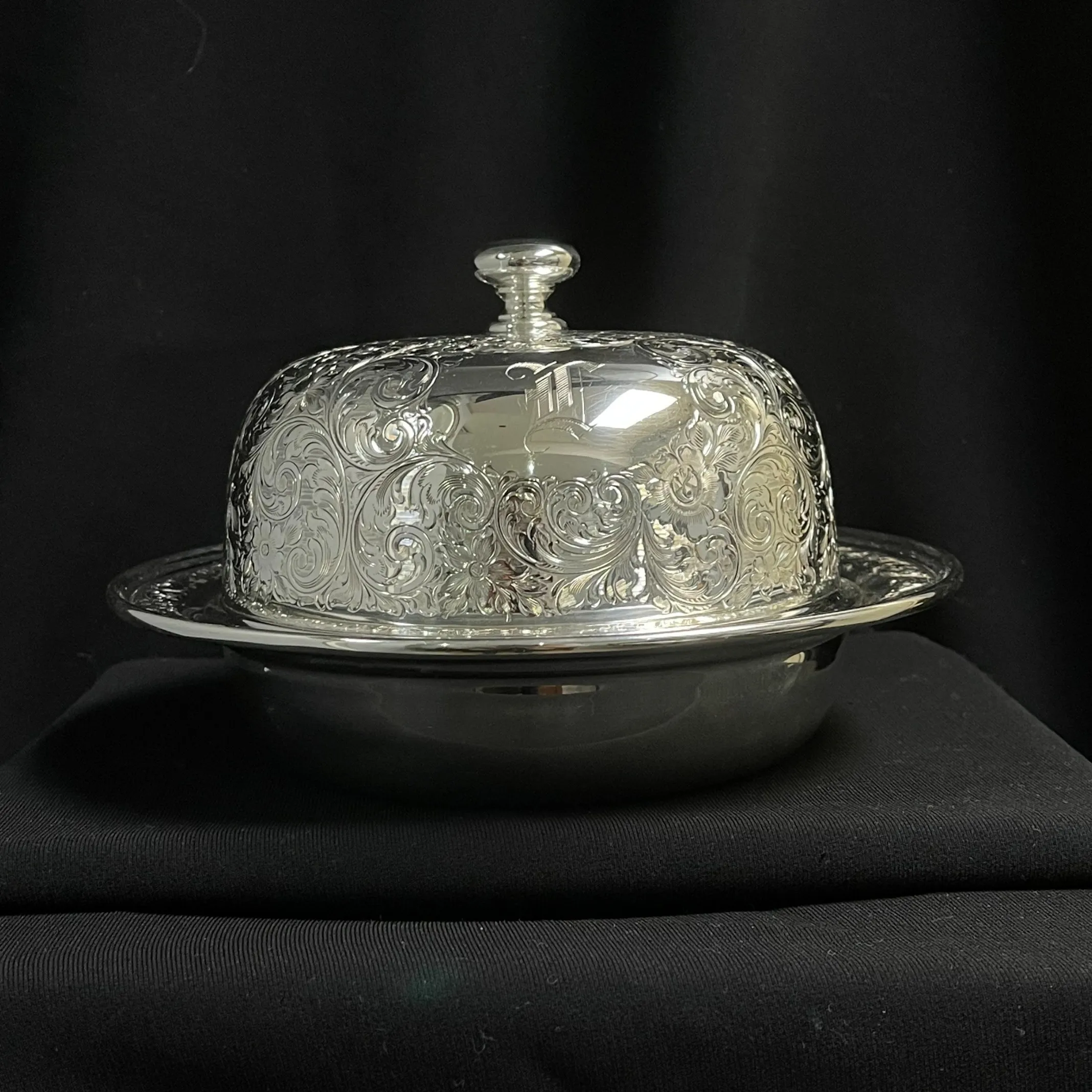 Birks Sterling Silver Lidded Bowl 1928