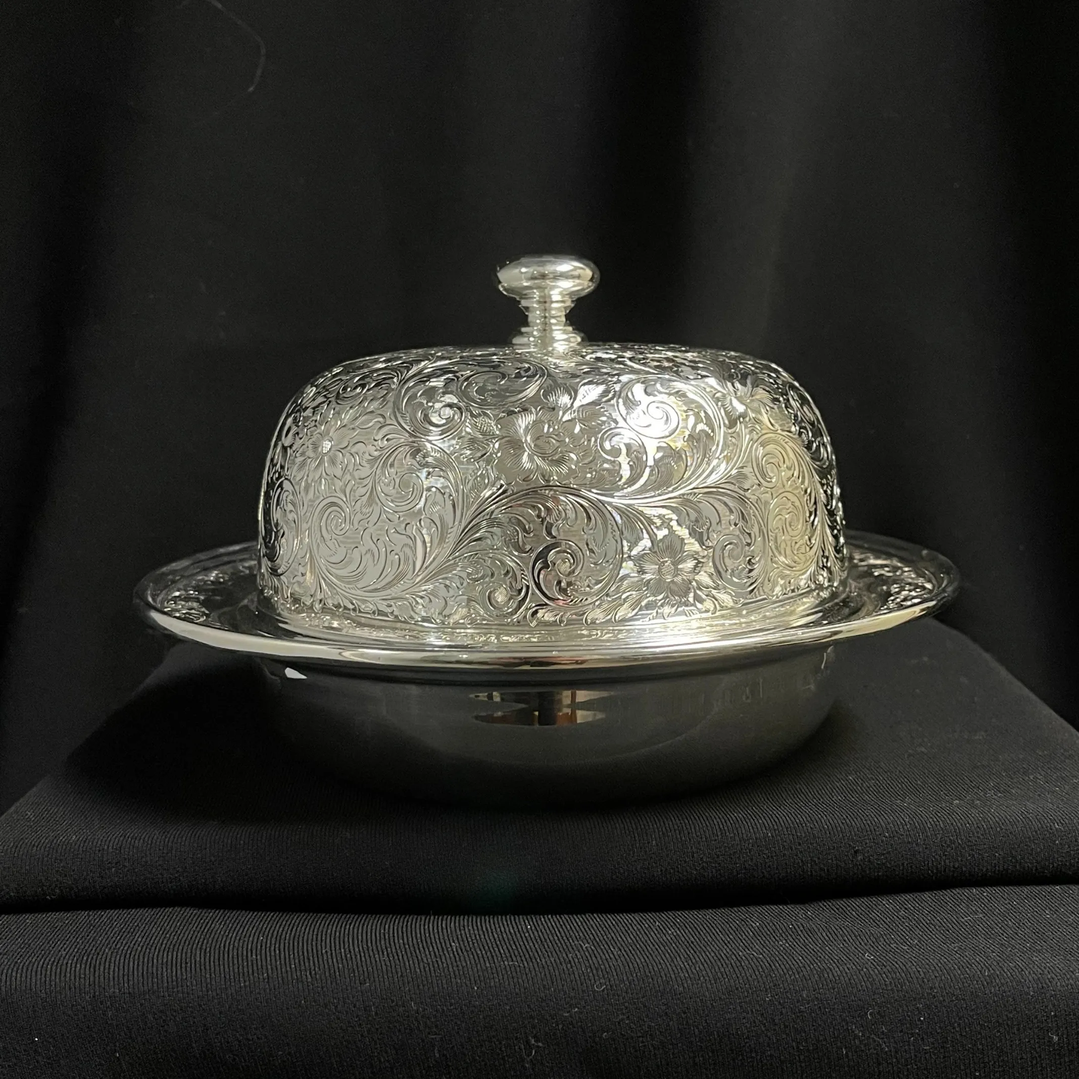 Birks Sterling Silver Lidded Bowl 1928