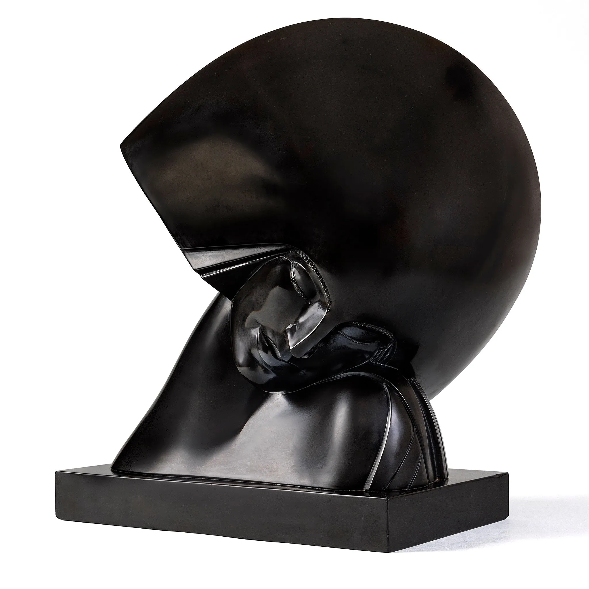 Boris Lovet-Lorski "Head of Salome" Marble Sculpture