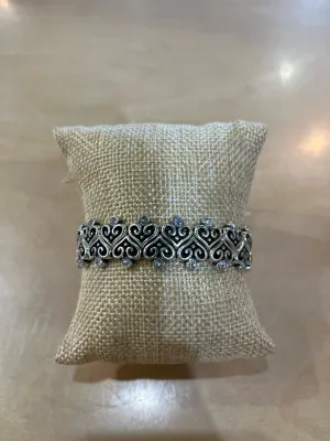 Brighton Alcazar Silver Heart Bracelet