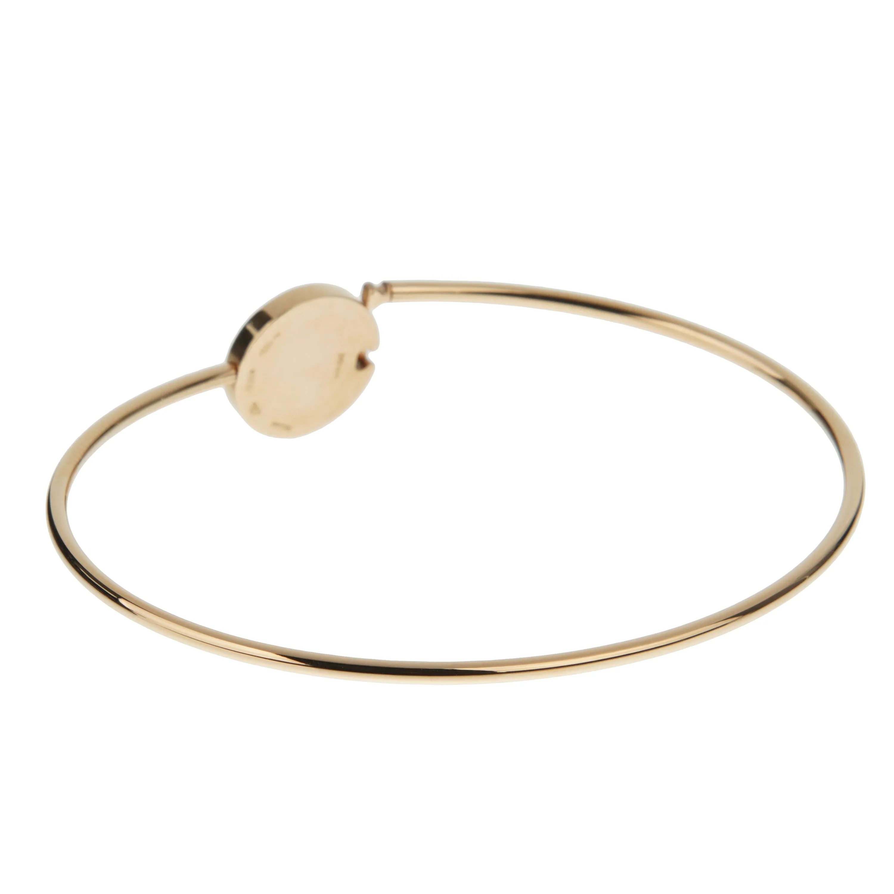 Bvlgari Bvlgari Carnelian 18k Rose Gold Bangle Bracelet