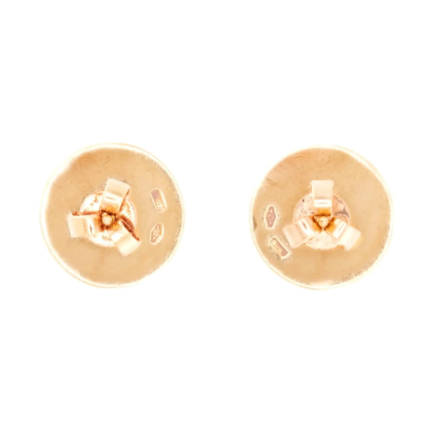 BVLGARI Vintage 18k Onyx Stud Earrings