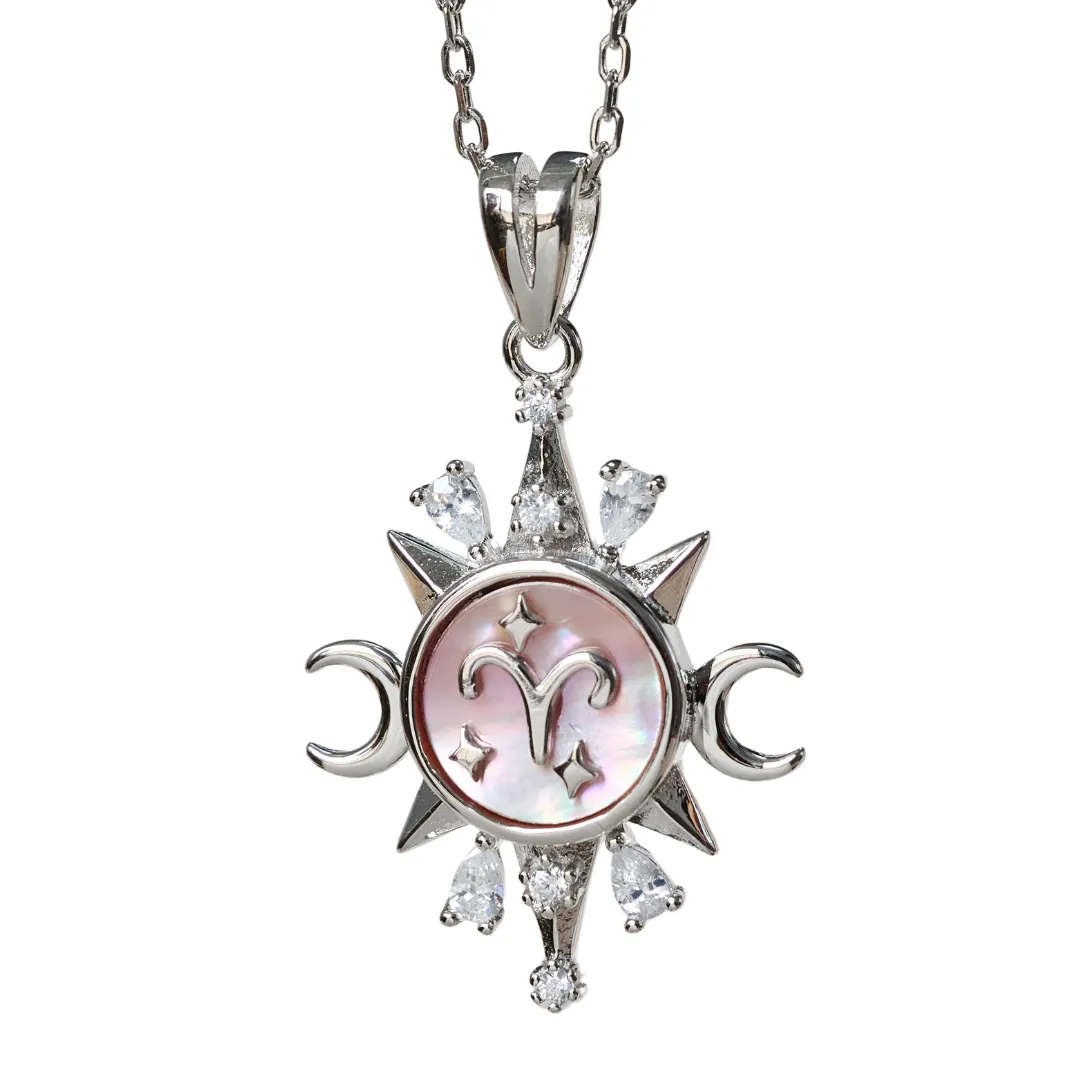 Celestial Horoscope Pendant - Aries
