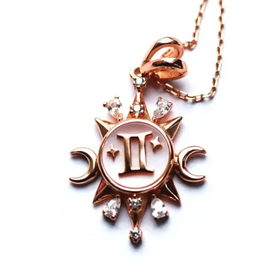 Celestial Horoscope Pendant - Gemini