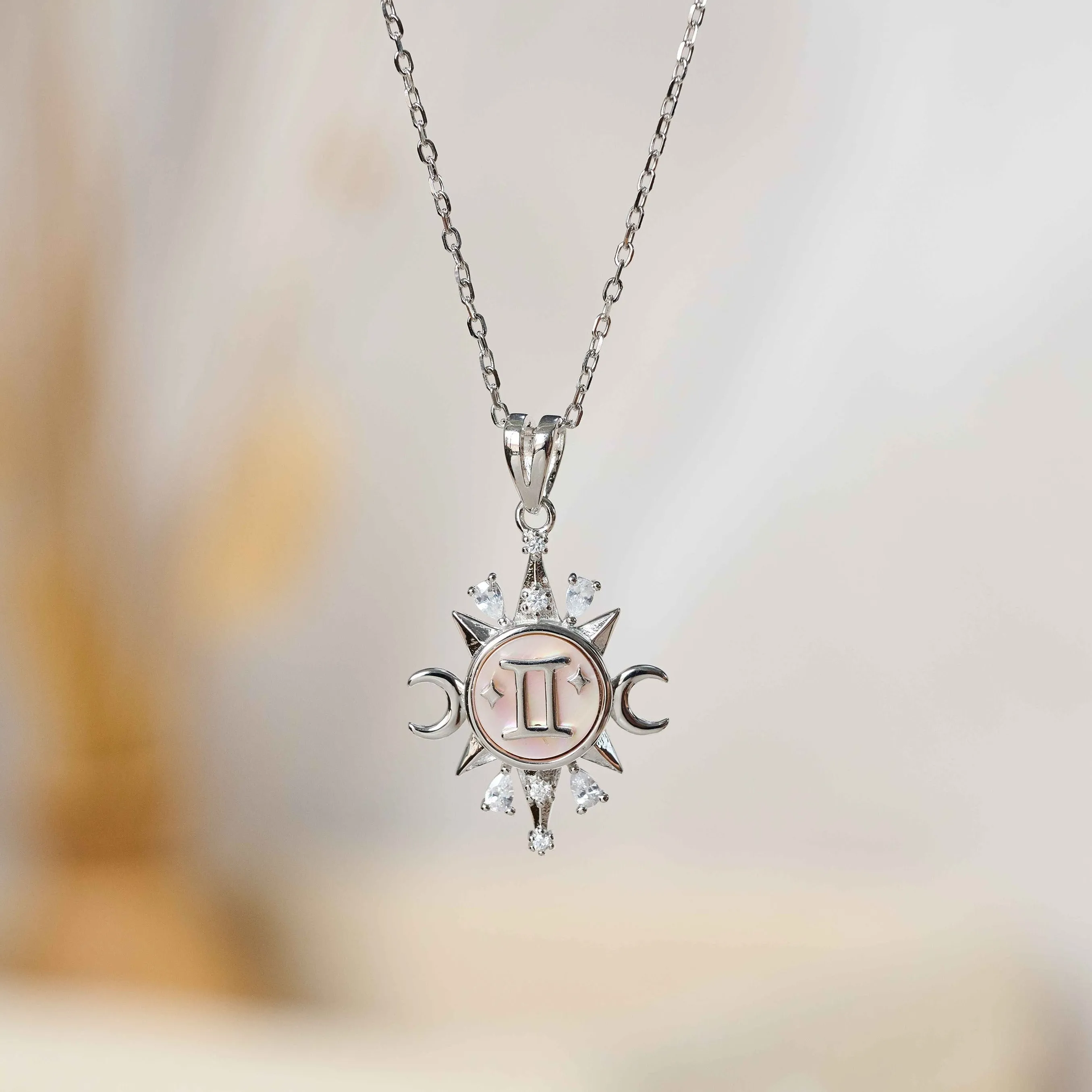 Celestial Horoscope Pendant - Gemini