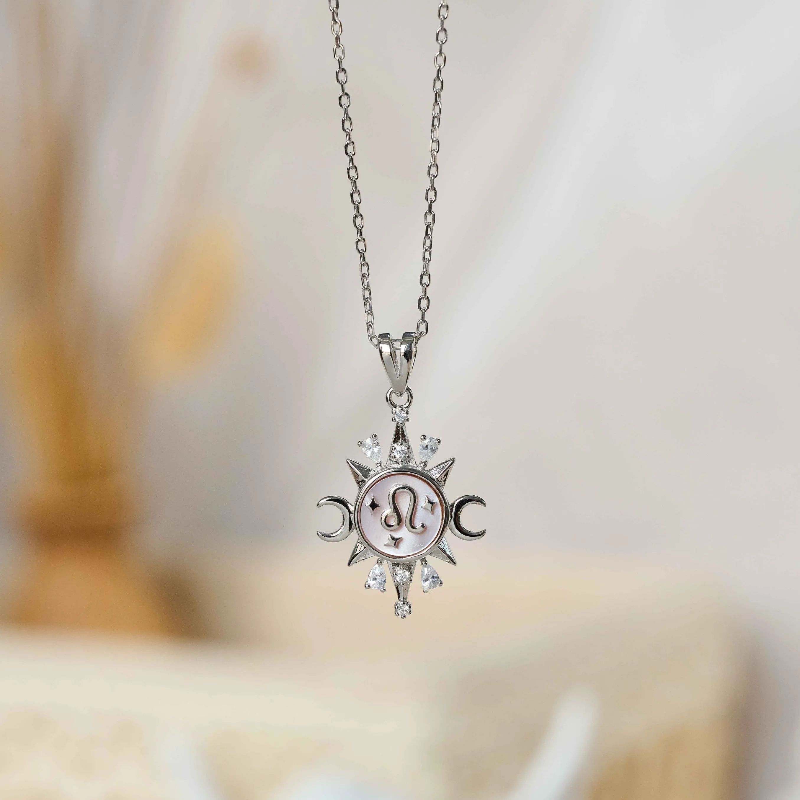 Celestial Horoscope Pendant - Leo