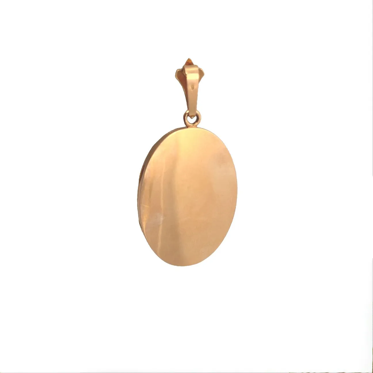 French Victorian Silver & 18KT Yellow Gold Diamond & Natural Pearl Locket