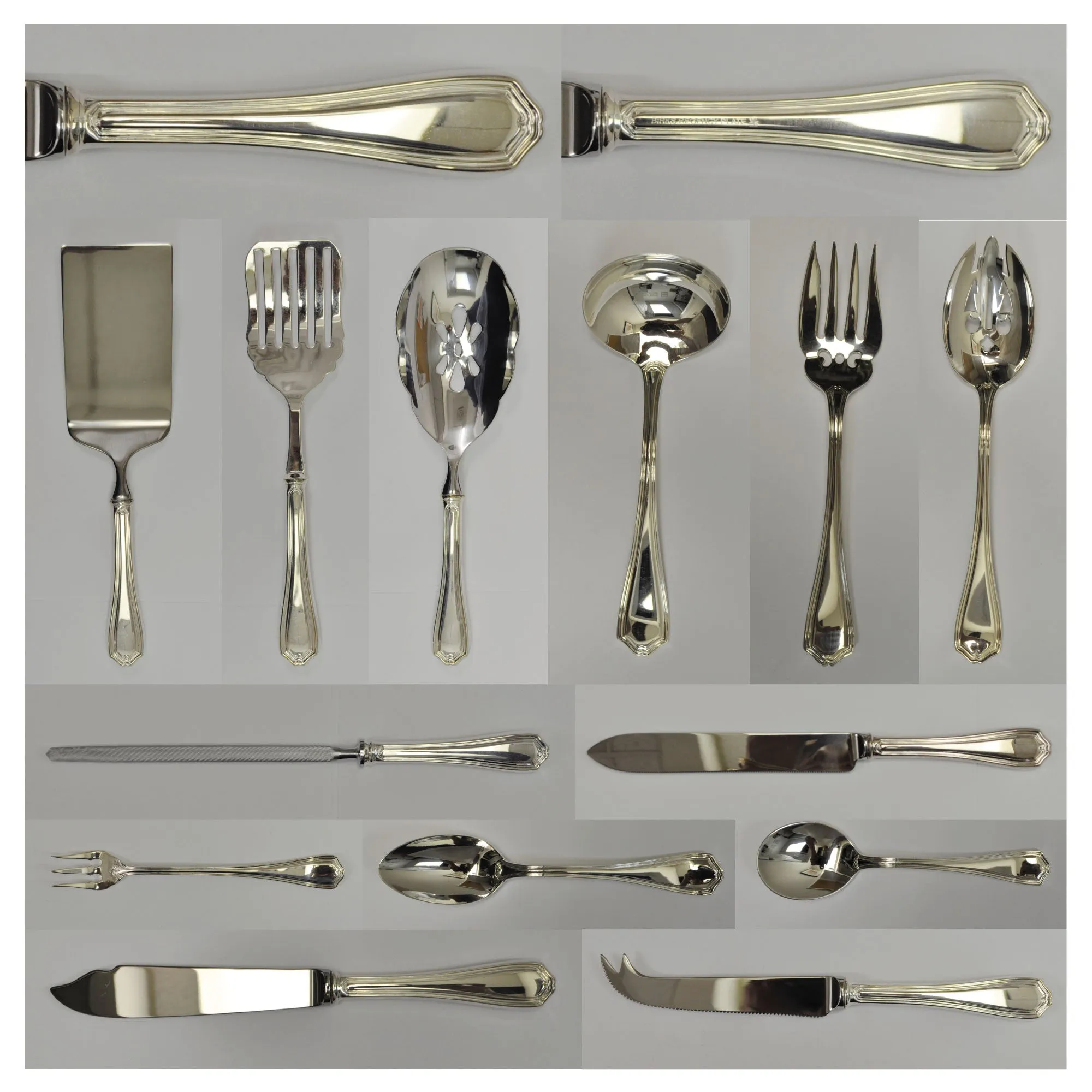 GEORGIAN PLAIN - Individual Place Setting & Serving Pieces