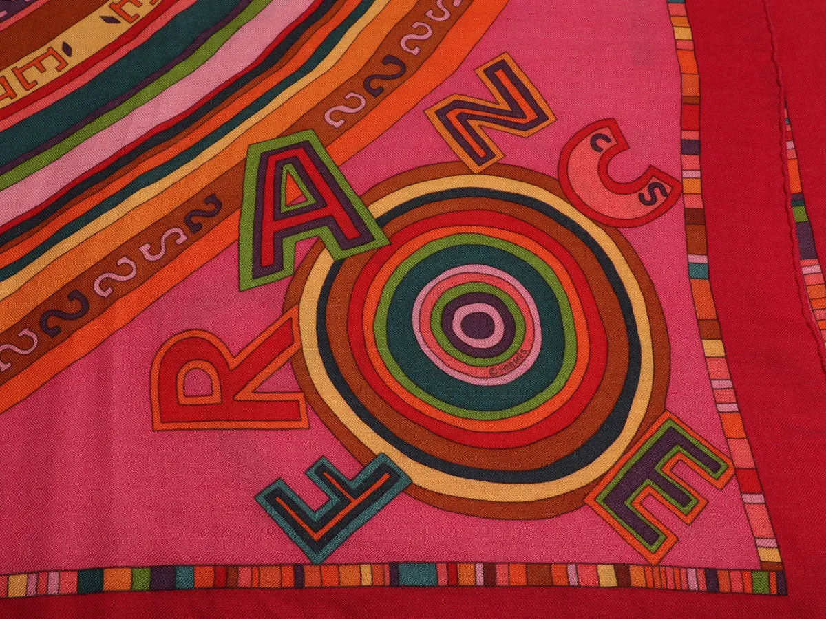 Herms Tohu Bohu Cashmere Silk Shawl 140cm