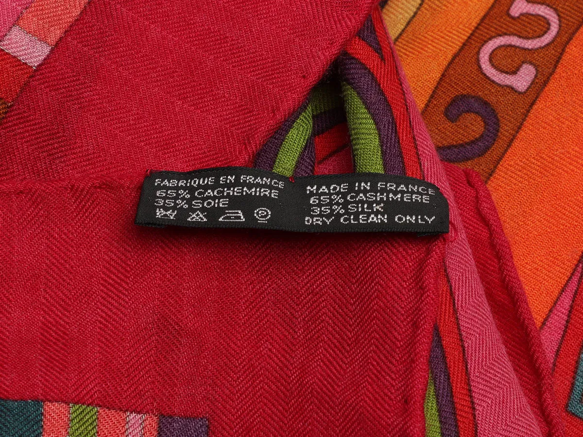 Herms Tohu Bohu Cashmere Silk Shawl 140cm