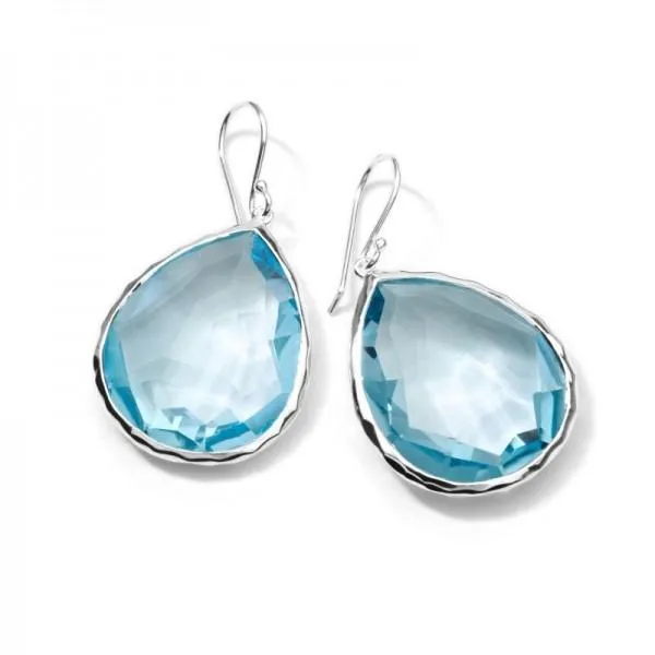 IPPOLITA LARGE TEARDROP EARRINGS IN STERLING SILVER