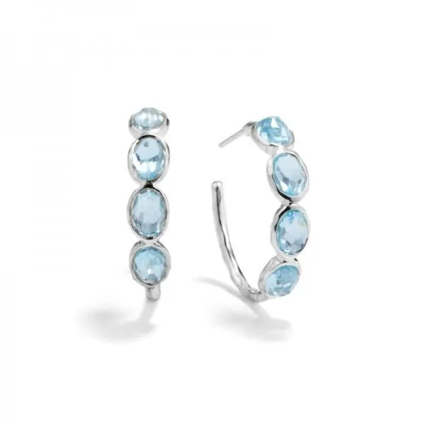 IPPOLITA SMALL HOOP EARRINGS IN STERLING SILVER