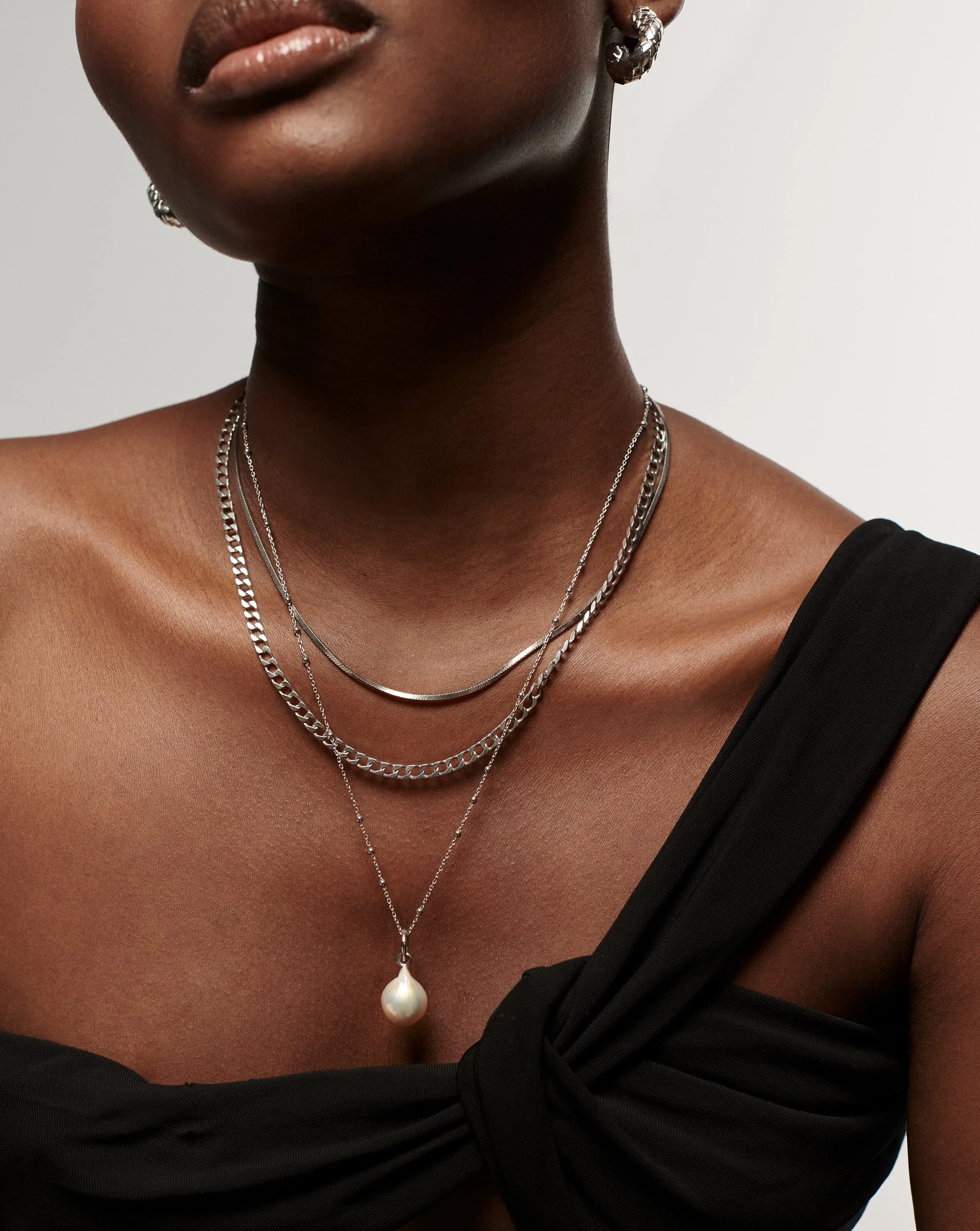 Lucy Williams Flat Curb Chain Necklace
