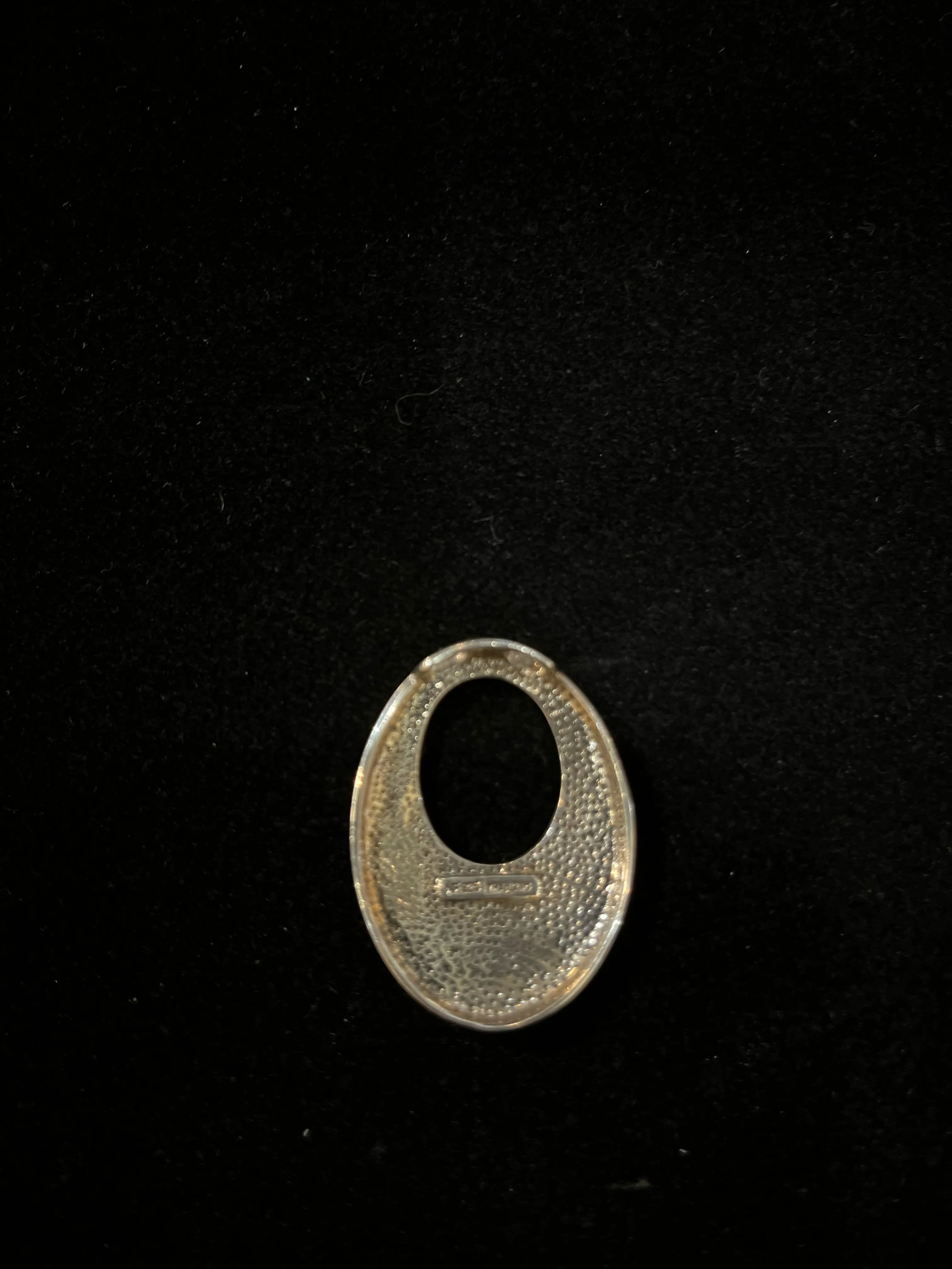 Marcasite Oval Pendant