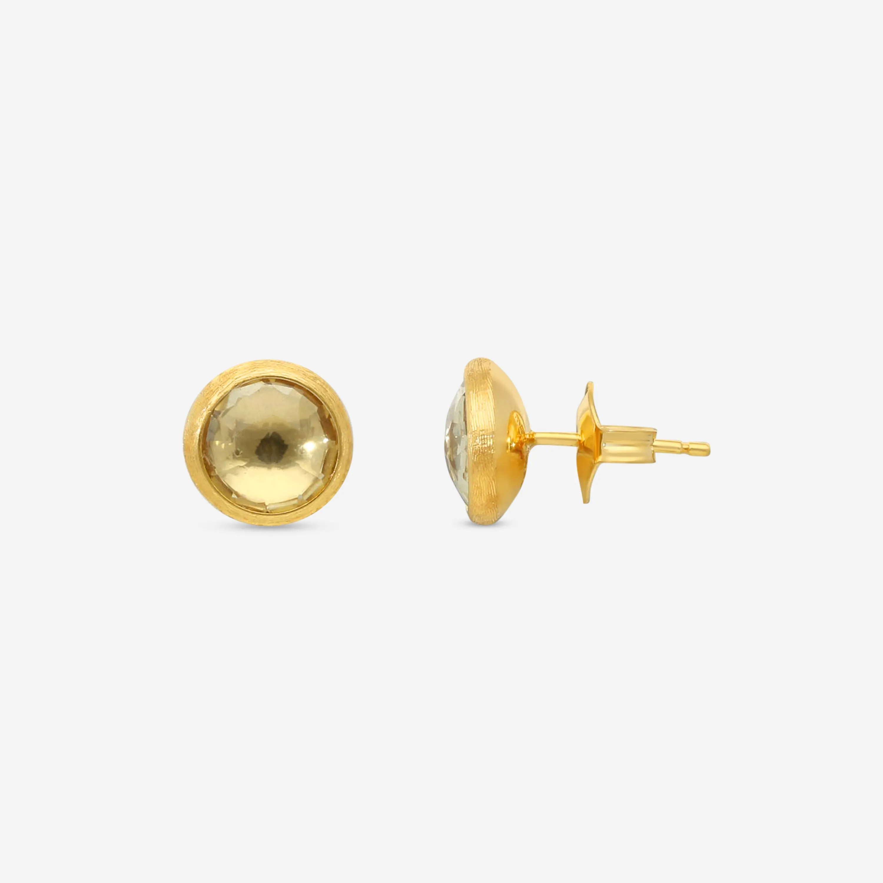 Marco Bicego Jaipur 18K Yellow Gold Citrine Stud Earrings OB957_LC01_Y_02