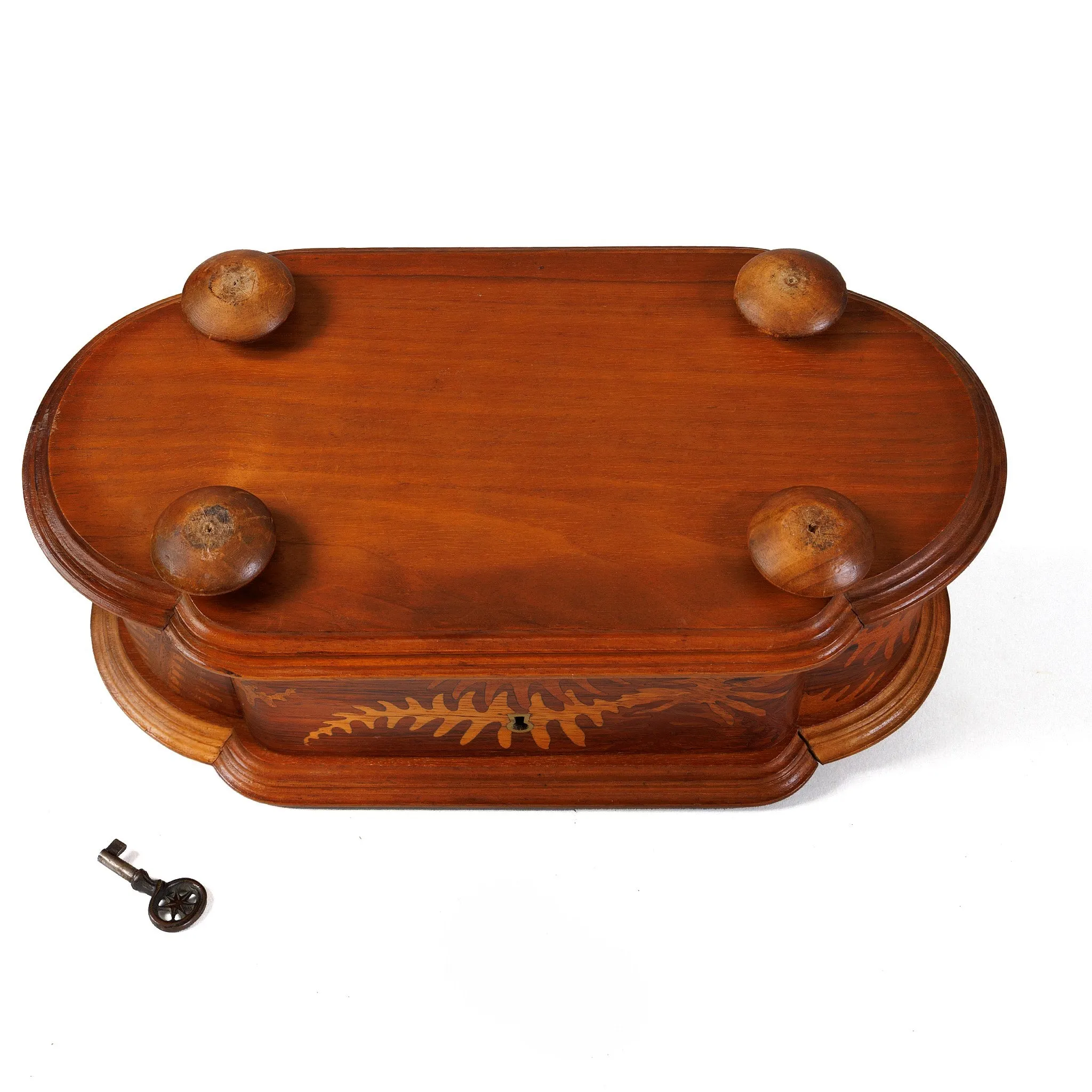 mile Gall Marquetry "Mayfly and Ferns" Coffret