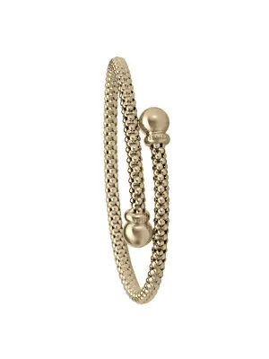 N5818 - TWO TONE FANCY MESH BANGLE