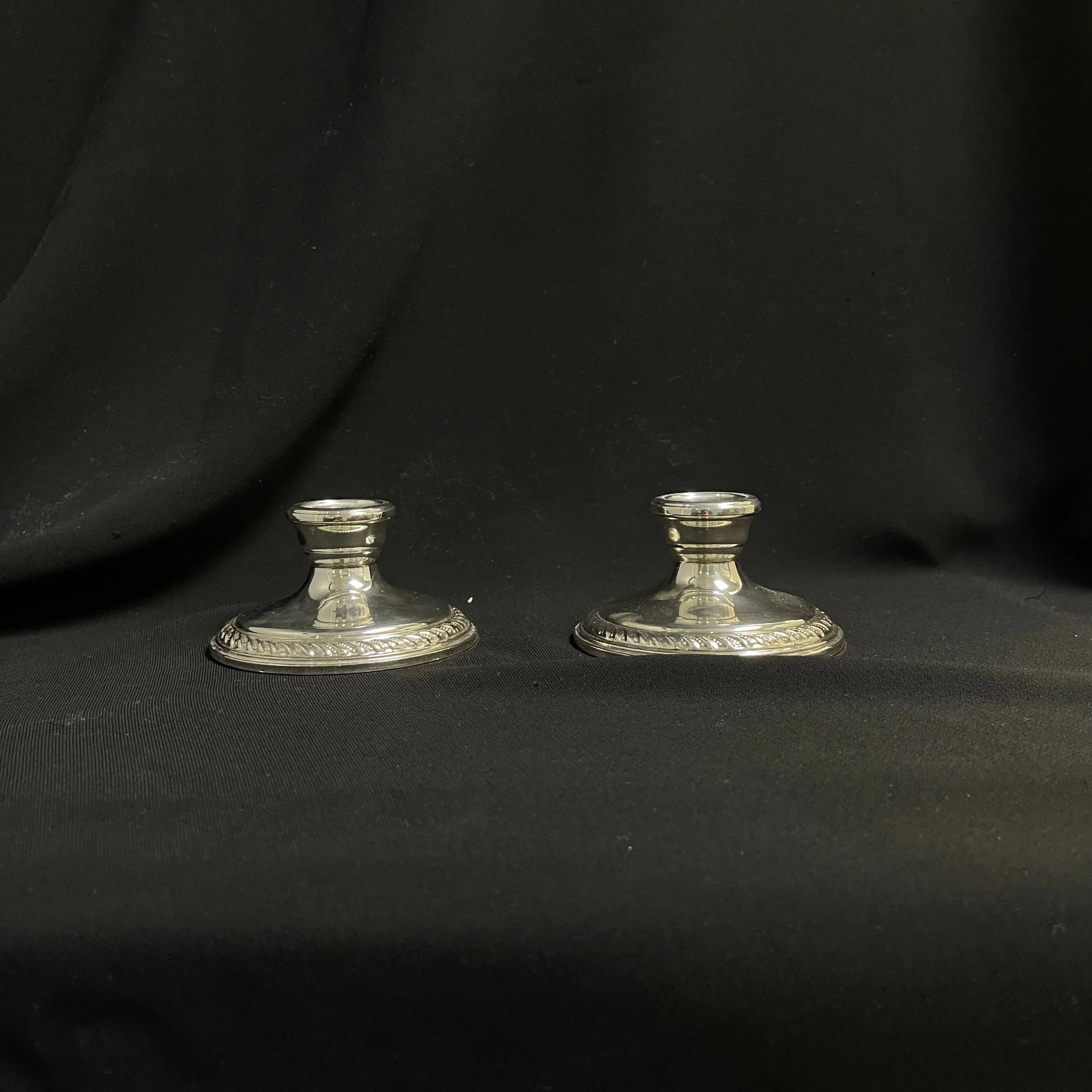 Preisner (American) Sterling Silver Candelabras (Set of 2)