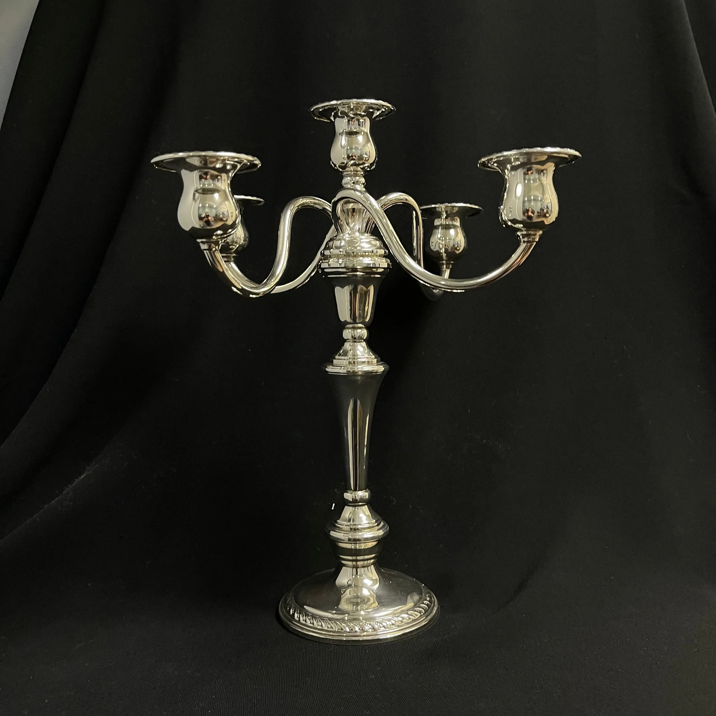 Preisner (American) Sterling Silver Candelabras (Set of 2)