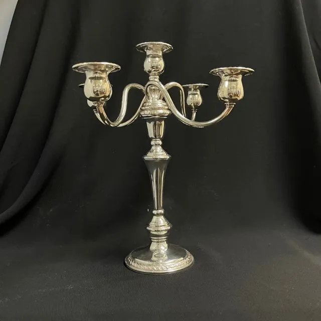 Preisner (American) Sterling Silver Candelabras (Set of 2)
