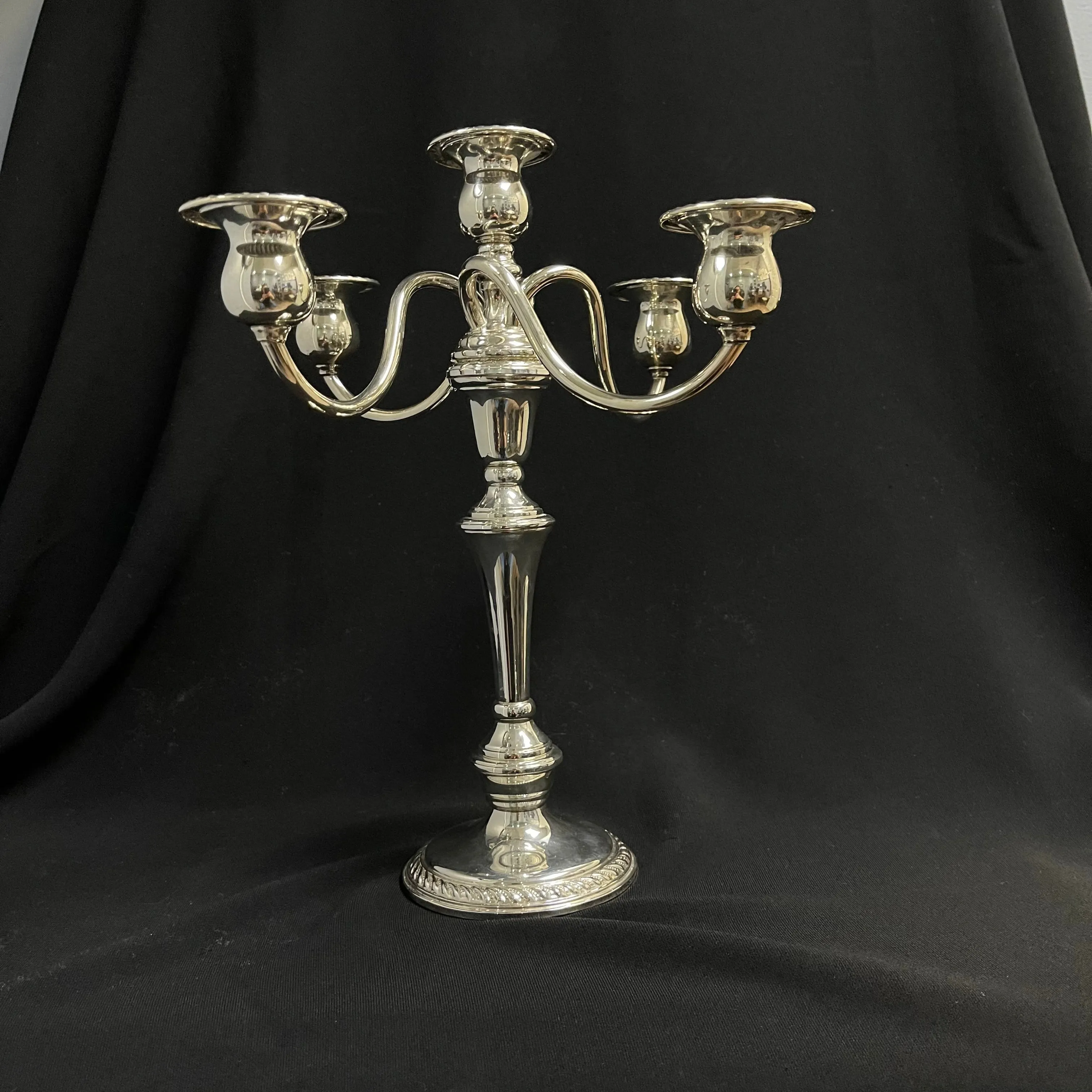 Preisner (American) Sterling Silver Candelabras (Set of 2)