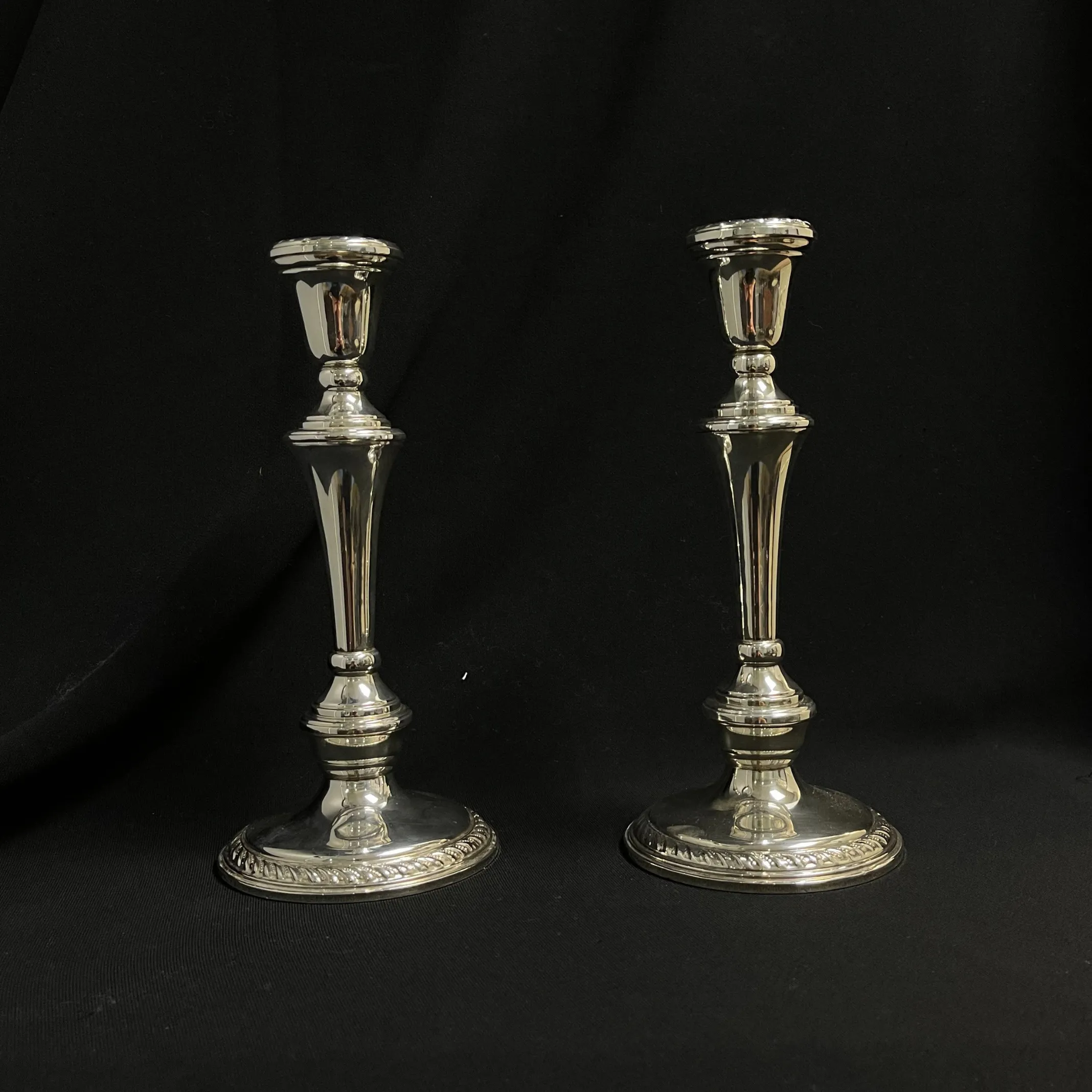 Preisner (American) Sterling Silver Candelabras (Set of 2)