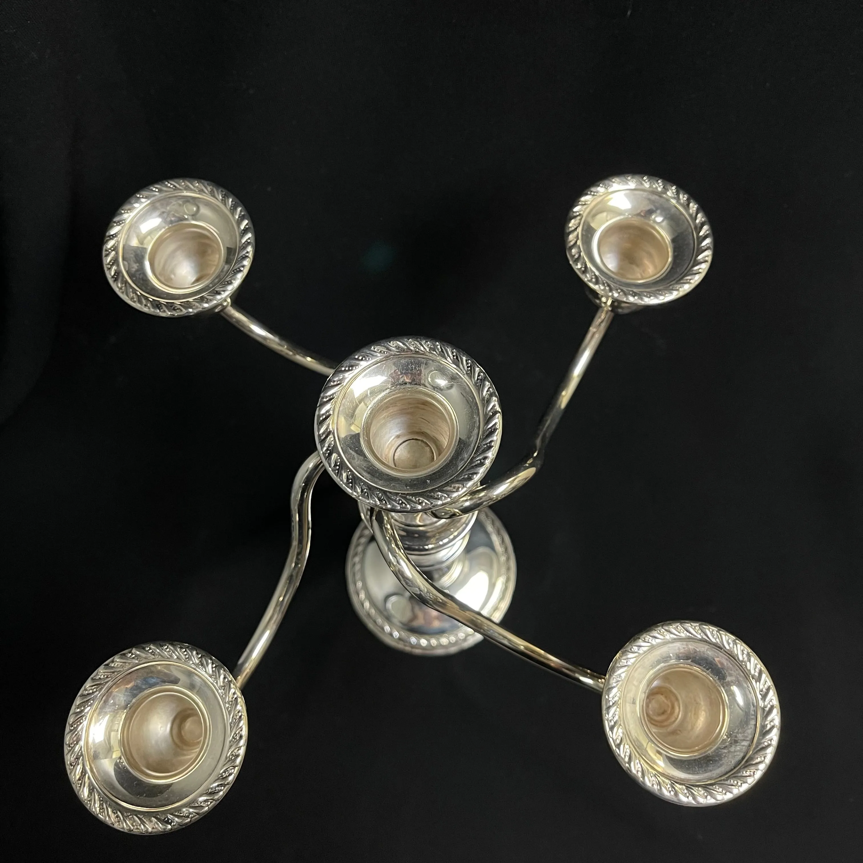 Preisner (American) Sterling Silver Candelabras (Set of 2)