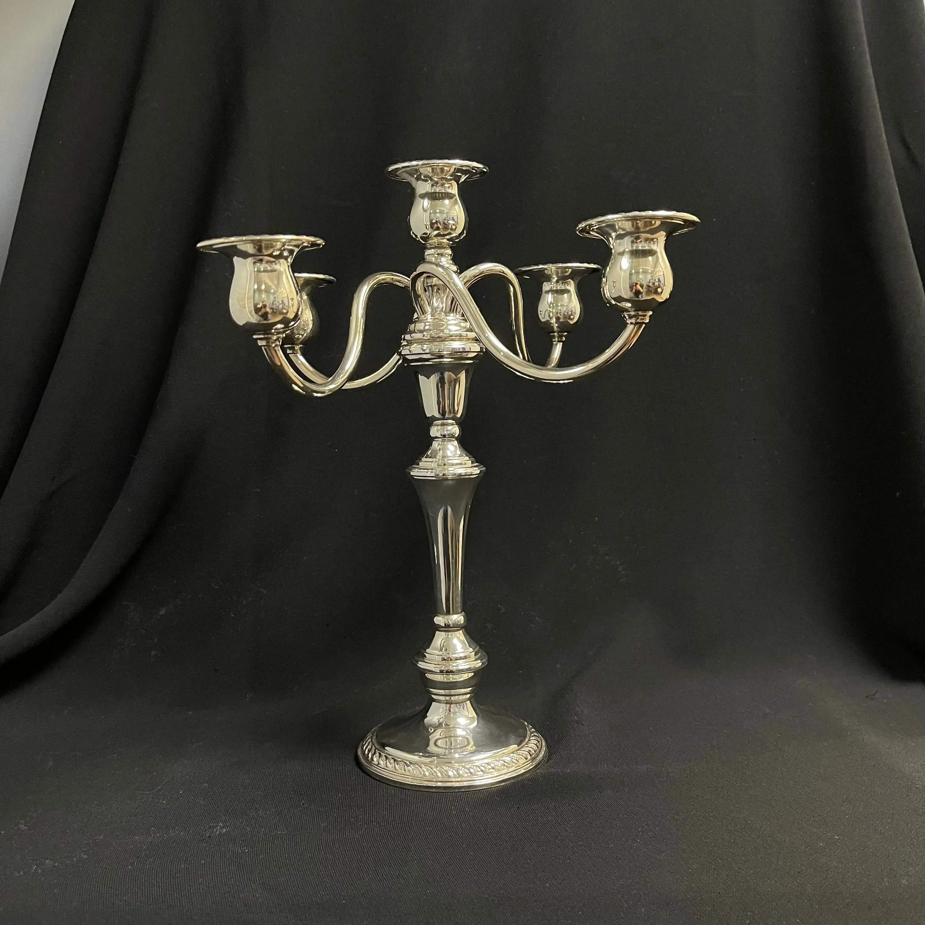 Preisner (American) Sterling Silver Candelabras (Set of 2)