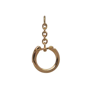 Rare Italian 18k Gold Charm Holder