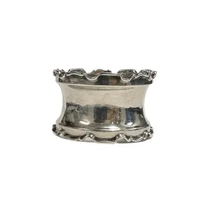 Sterling Silver Napkin Ring By, Henry Moreton England 1913
