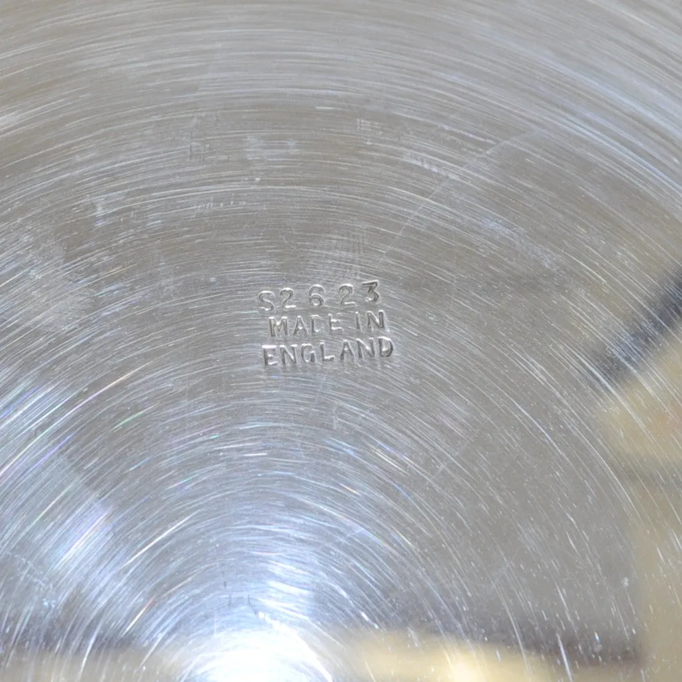 Sterling Silver Pierced Square Plate c.1959 Sheffield England