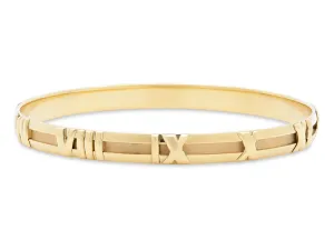 Tiffany & Co. 'Atlas' Bangle Bracelet in 18K Gold