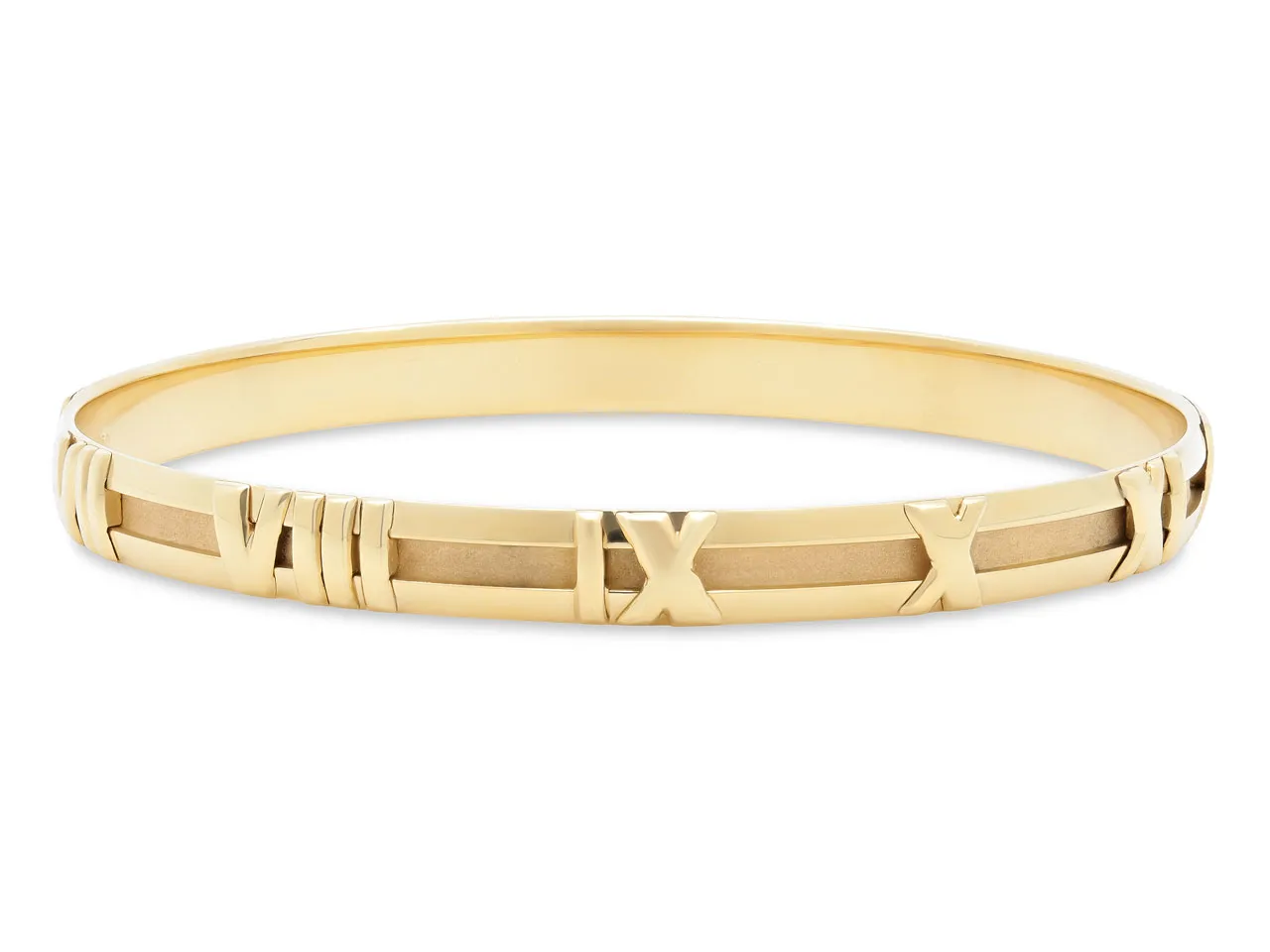 Tiffany & Co. 'Atlas' Bangle Bracelet in 18K Gold