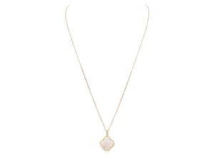 Van Cleef & Arpels 'Magic Alhambra' Mother-of-Pearl Pendant Necklace in 18K Gold
