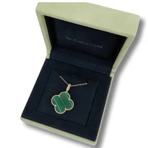 Van Cleef and Arpels Magic Alhambra 1 Motif Pendant and Necklace- Vca